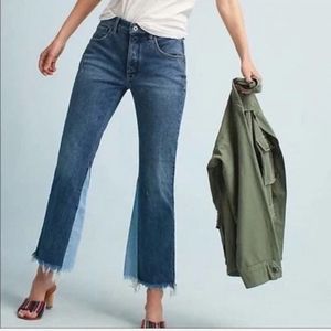 Pilcro and the Letterpress High Rise Blue Jeans